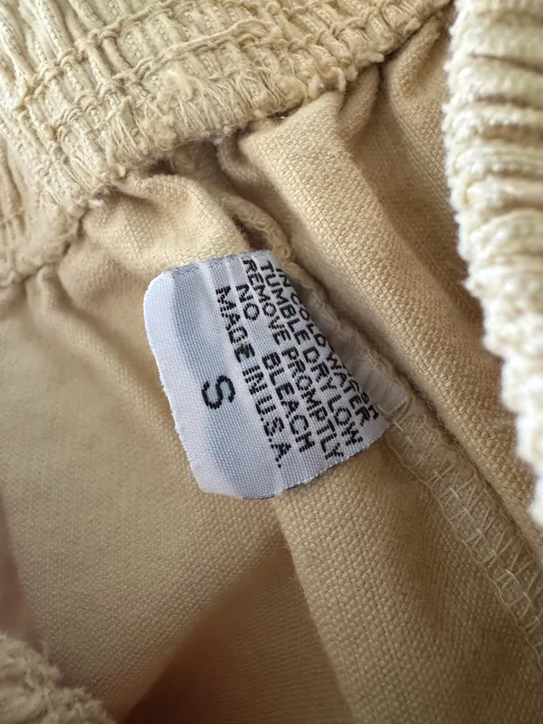 Yellow Vintage Shorts - Image 3
