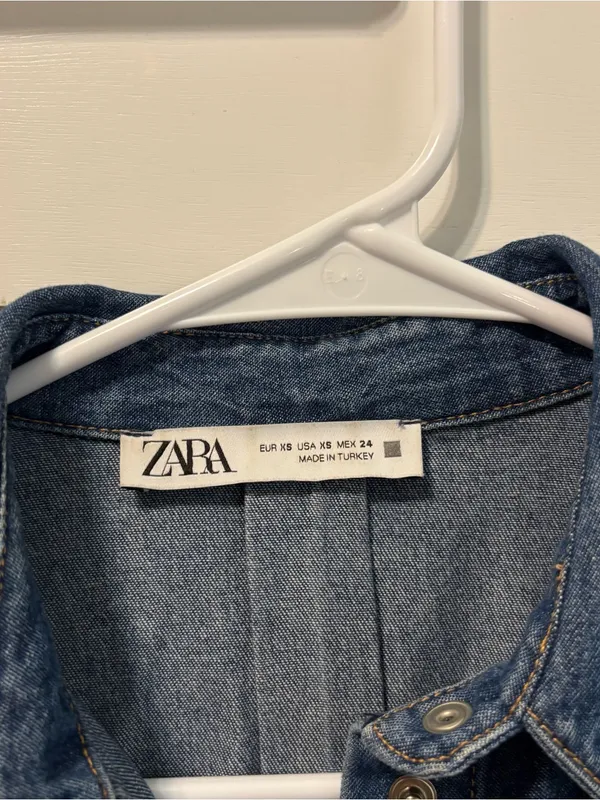 Zara Denim Shacket - Image 3