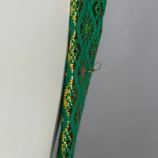 Origami Dress Formal Green Gold Mermaidcore Pointed Neckline‎ Sleeveless Women - Image 12