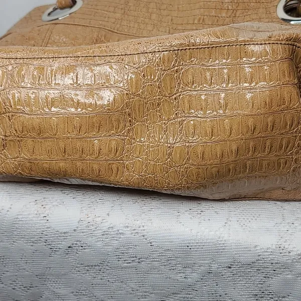 Steve Madden tan large textured Shoulder bag handbag - Image 4