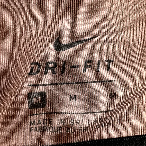 Nike Dri Fit Indy Sports Bra Racerback Mesh Moisture Wicking Mauve Pink M - Image 3