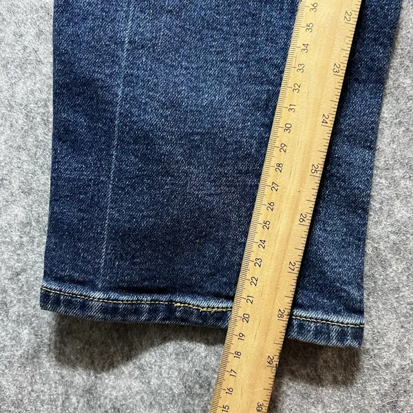 Levis Superlow Stretch 507 Jeans Dark Wash‎ Straight Leg Junior 9 L S 507-5585 - Image 4