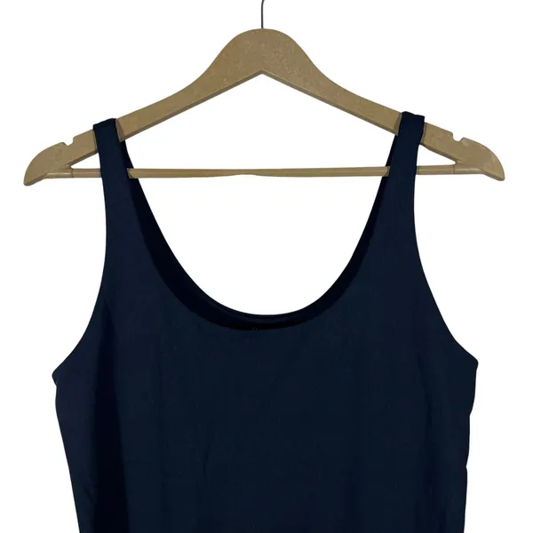 Abercrombie & Fitch Soft A&F Collection Solid Bodycon Black Minimalist Size L - Image 2