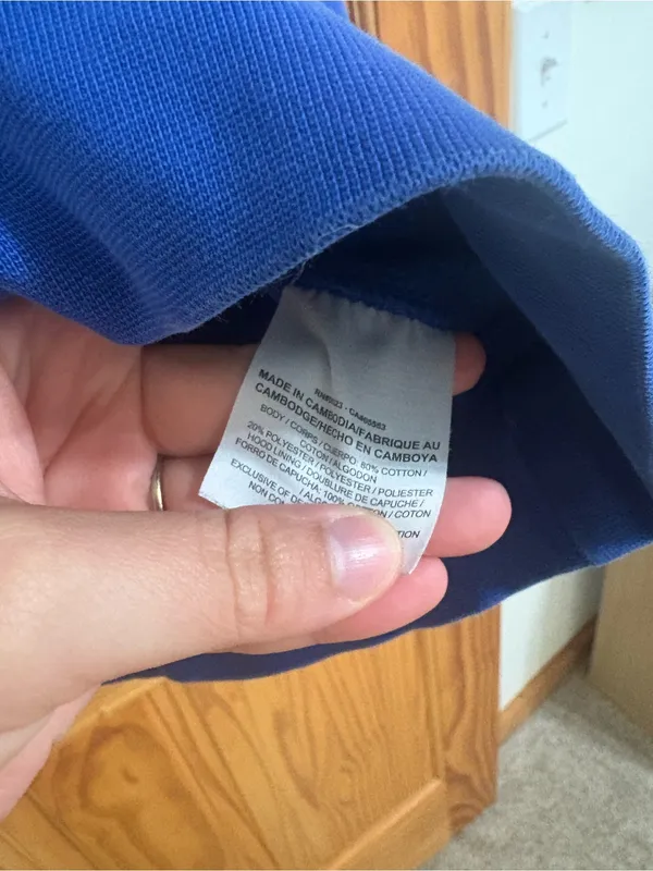 💜Nike Royal Blue Size Medium Hooded Sweatshirt - Image 4