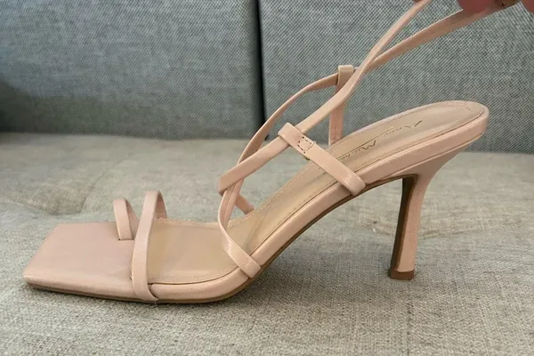 Elegant Pink/Nude Strappy Heels - Image 4