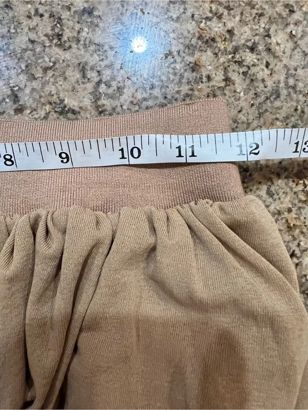 COMMENSE NWT Sold Out Khaki Taupe Gathered Top & Flowy Maxi Skirt Set XS - Image 7