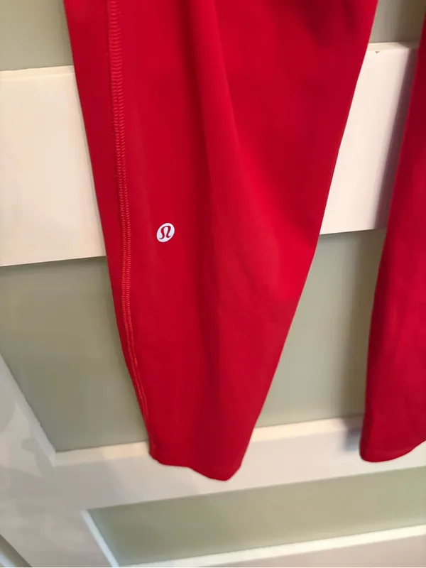 Lululemon Fast and Free High-Rise Tight 28" leggings Size 14 in Oxford Red - Image 7