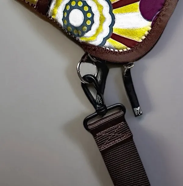 ie Floral Zippered Laptop Removable Shoulder Strap Messenger Bag 16” X 12” - Image 6