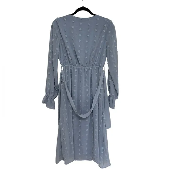 NWT Baltic Born Paisley Blue Dot Midi Dress - Size XS - Image 3