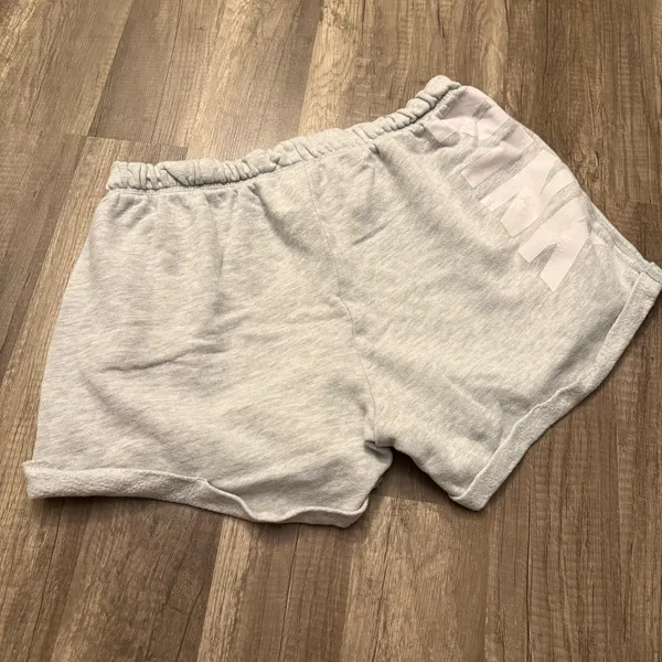 PINK Victoria’s Secret Gray Fleece Lounge Sweat Shorts - Image 2