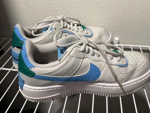 Nike AF1 Shadow University Blue - Image 6