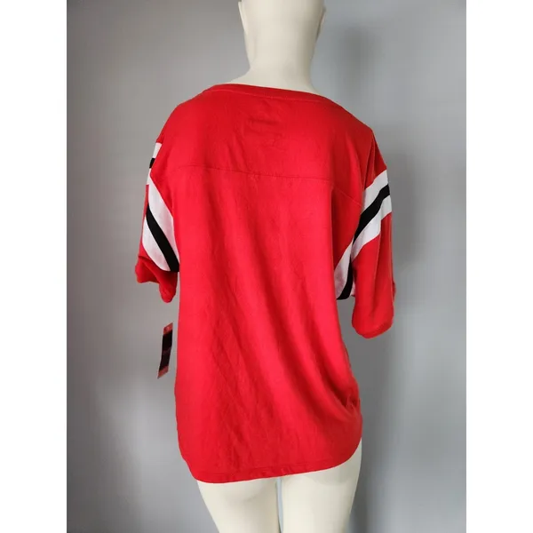 Fanatics NWT Wisconsin Badgers Short Sleeve Jersey T-Shirt Football Youth XL Womens Small - Image 12