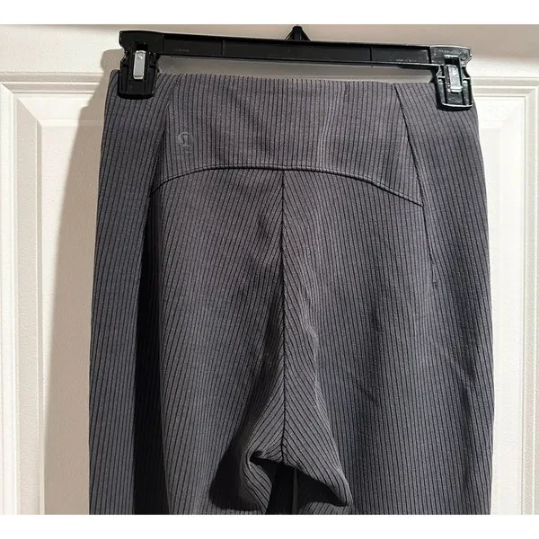 Lululemon Ribbed Softstream Zip-Leg High Rise Crop Pants - Image 5