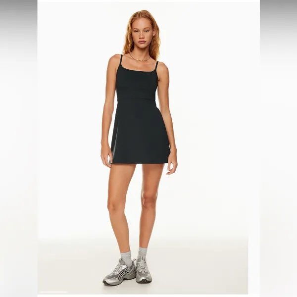 Aritzia TNA Women's Black‎ Belleclaire Dress Size Large - Image 6