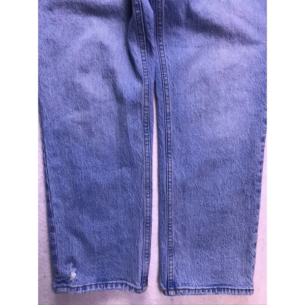 Abercrombie & Fitch‎ 90s Straight Jeans Womens 27/4S Light wash Curve Love - Image 6