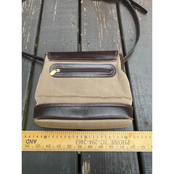 Liz Claiborne Vintage Crossbody Bag With Mostly Vintage Brooches - Image 6