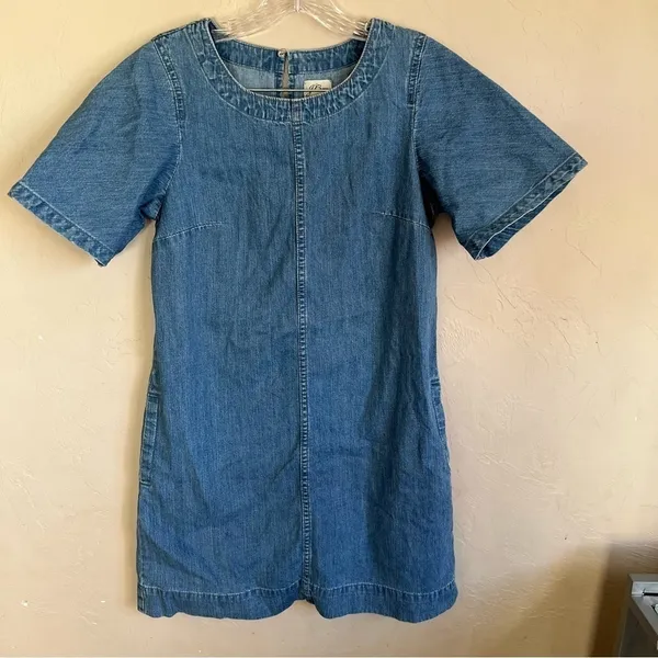 J. Crew Shift Denim Dress‎ - Image 2