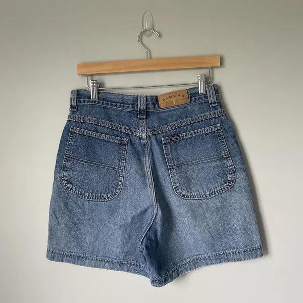 Riders By Lee Vintage Denim High-Rise Shorts 100% Cotton Blue Women's Size 10 - Image 2