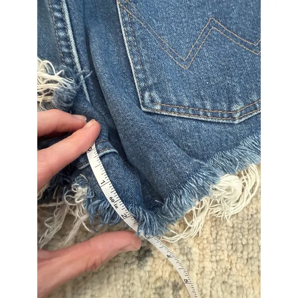Wrangler High Rise Cut Off Denim Shorts Vintage Urban Outfitters Reworked Sz 6 - Image 8