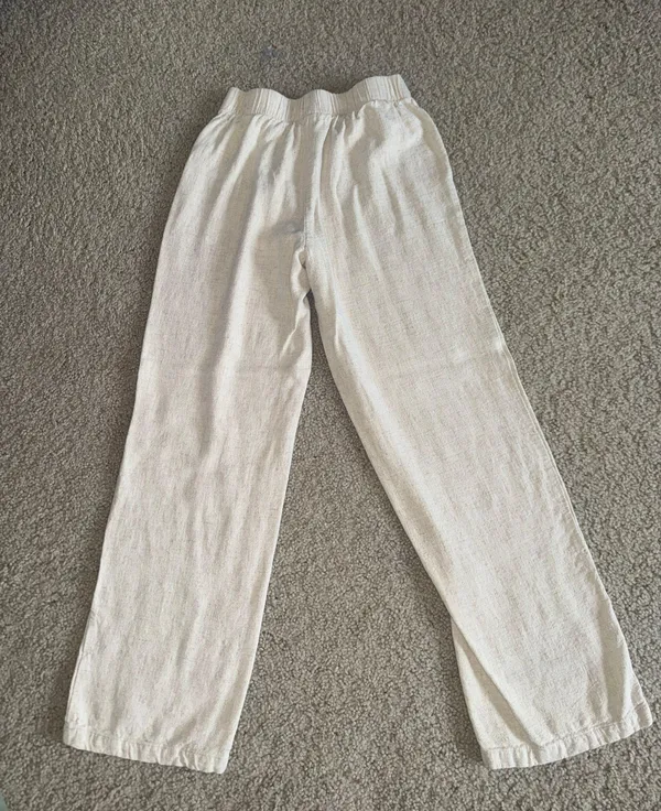 SheIn Linen Beach Pants - Image 4