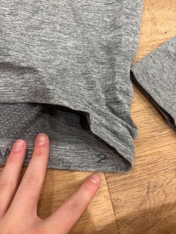 Grey Lululemon Swiftly Tech Long Sleeve - Image 4