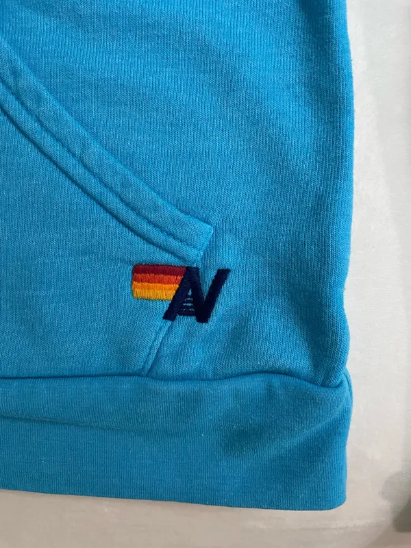 Aviator Nation RARE Collaboration Malibu Chili Cookoff Hoodie with Rainbow M - Image 5