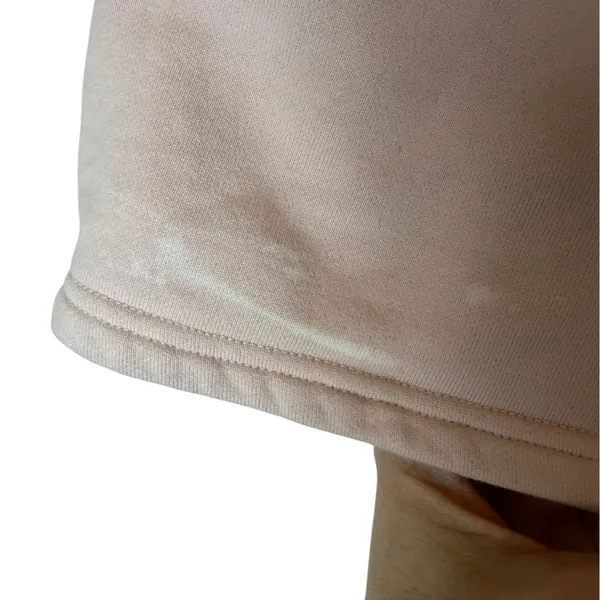 Ksubi 3 x‎ 4 Trak Shorts Women Large Dusty Pink Cotton Fleece Athleisure Comfy - Image 4