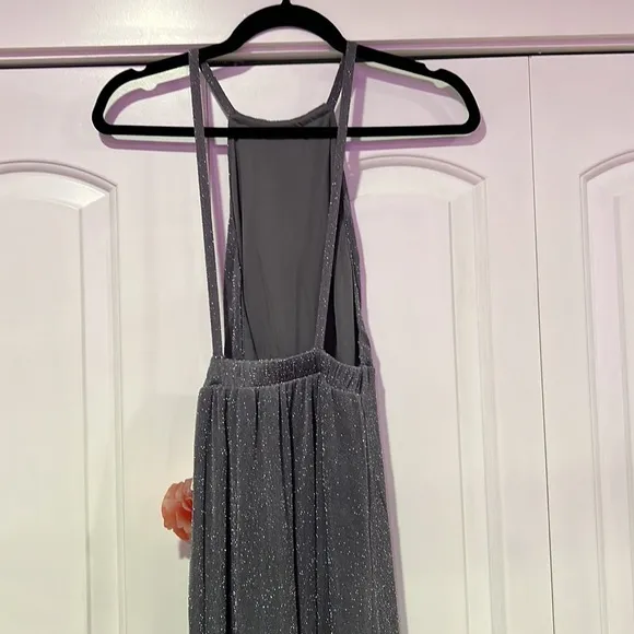 Show me‎ your mumu wedding new with tags gray sparkle maxi dress small - Image 5