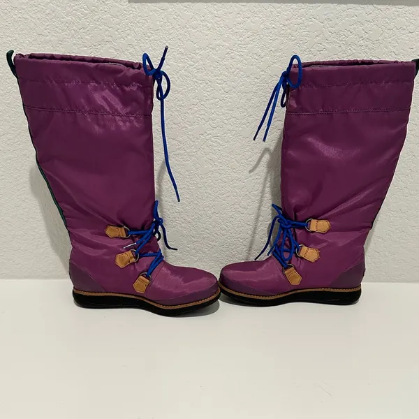 Sorel Damen Retro ‘88 Purple Waterproof Tall Rain Boot Size 5.5 Style NL1708-505 - Image 4