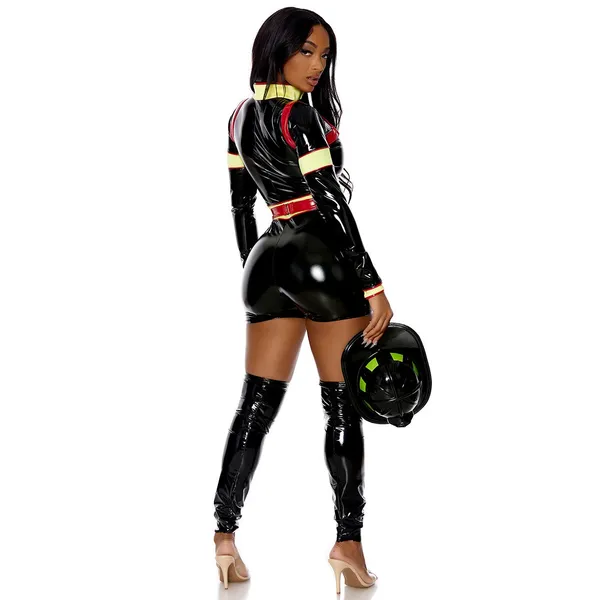 NEW Forplay Keep It Lit Firefighter Costume Size Large XL - Image 2