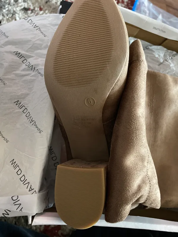 Over-the-Knee Suede Boots - Image 6