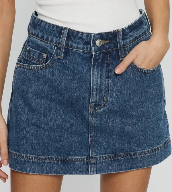 Princess Polly Denim Skort - Image 4