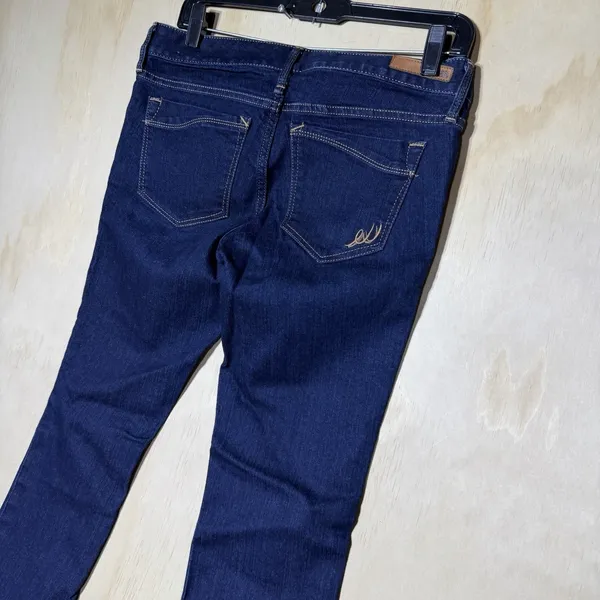 Express Stella Low Rise Skinny Jeans Women's 6S Dark Wash Stretch Denim Pants - Image 5