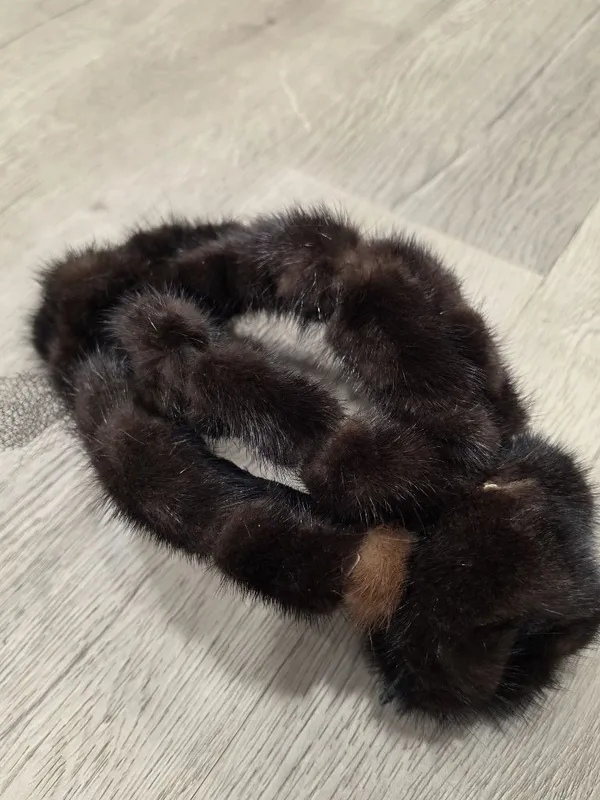 Vintage Jogant Mink Fur hat With Netting (netting broken) - Image 2