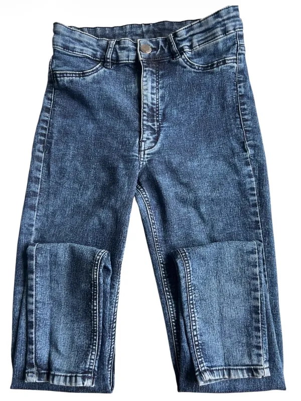 H&M Women's Blue Skinny Denim Jeans Solid Size US6 - Image 3