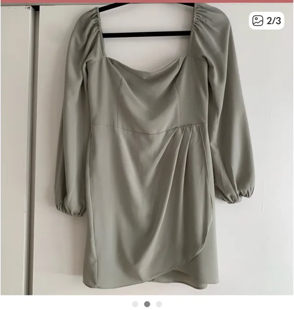 Worn once green dress - Image 2