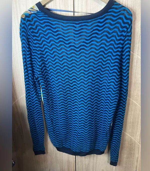 Missoni Multicolor V-Neck Blouse - Image 7
