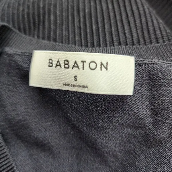 Babaton Sculpt Knit Empire Longsleeve Black Top (S) - Image 7
