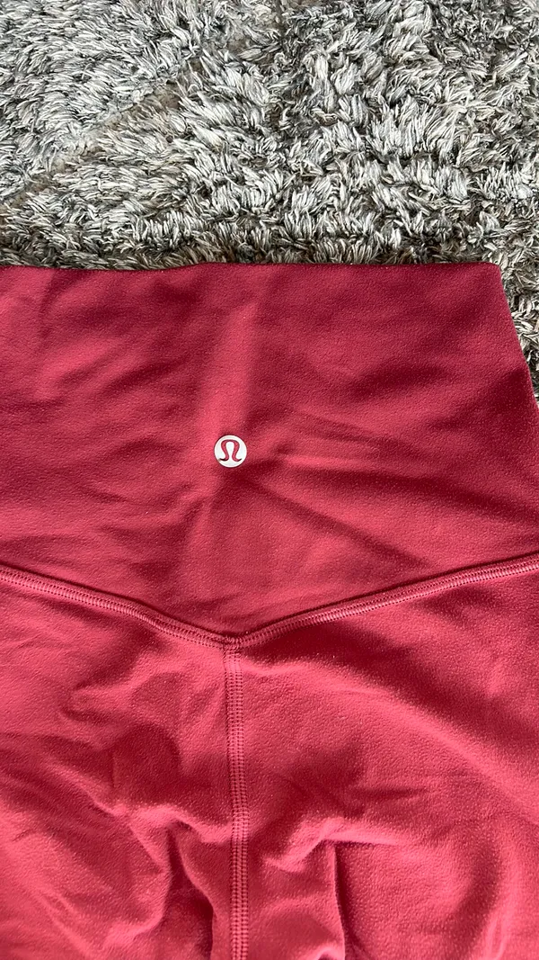 red lululemon align leggings high rise - Image 3