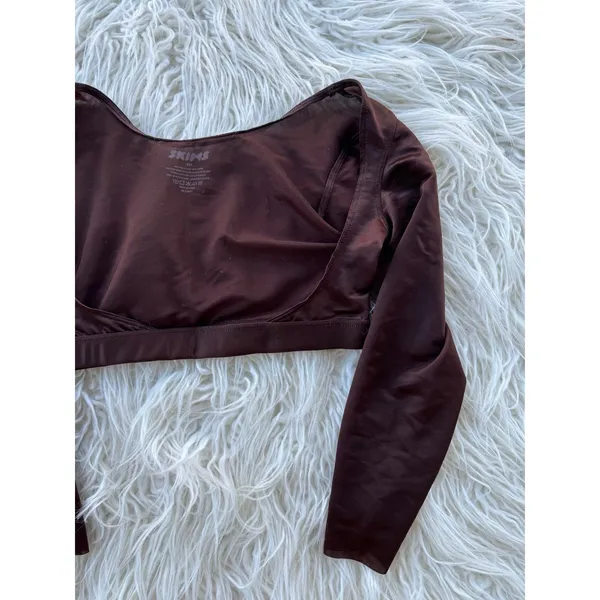 Skims Barely There Shapewear Arm Shaper Cocoa Size XXS - Image 3