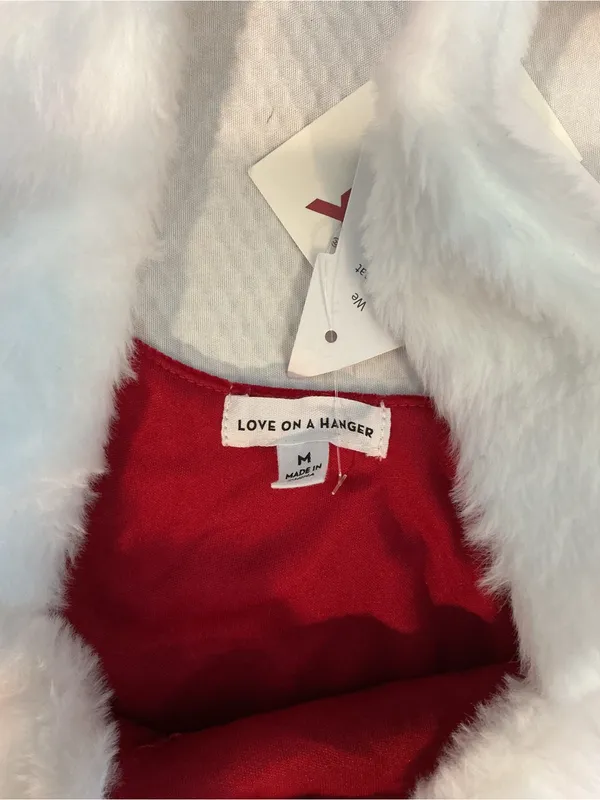 love on a hanger Red Sequin Sweetheart Bust Holiday Jumpsuit - Image 3