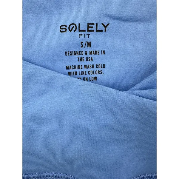 Solely Fit - Energy Contour Tank & Strong Cut Biker Shorts in Blue - Image 2