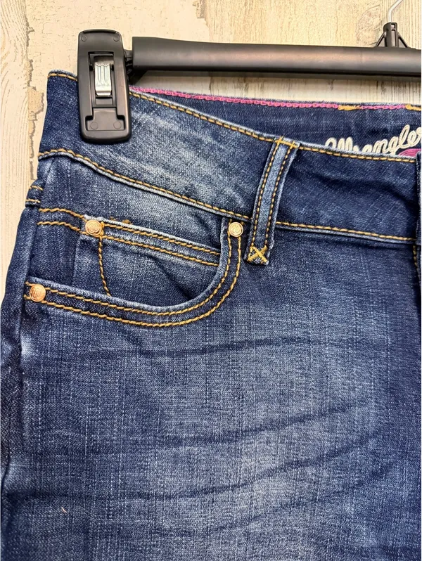 Wrangler Women’s Bootcut Jeans 5x34 Dark Wash Stretch Western Y2K - Image 4
