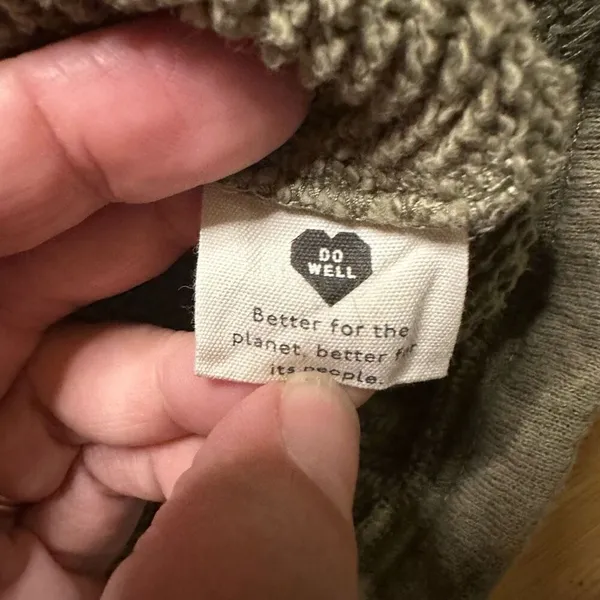Madewell cropped pullover MWL green xs - Image 2