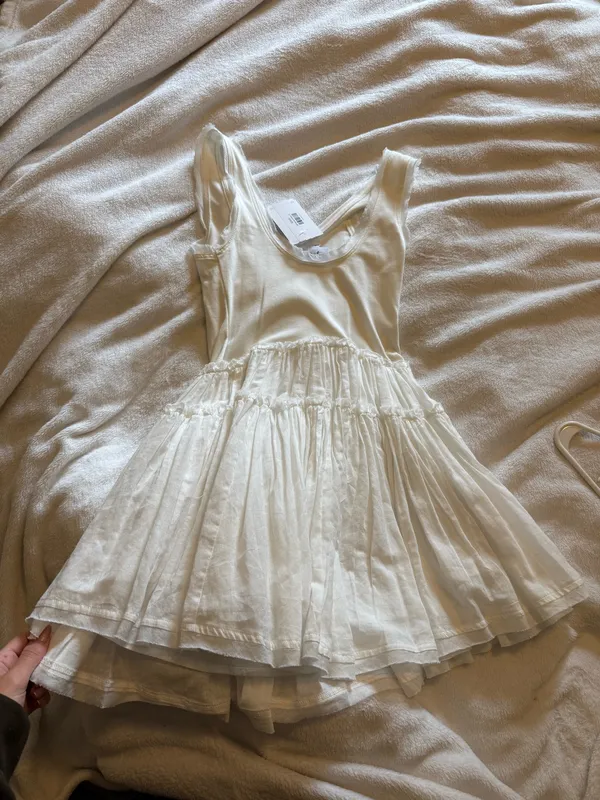 White boutique sundress S - Image 4