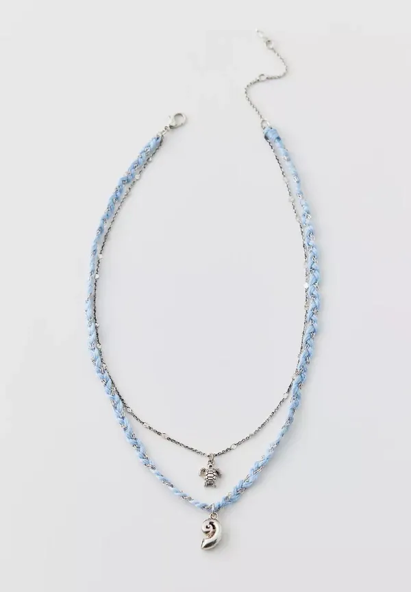 Urban Outfitters Dylan Shell Charm Layering Necklace - Image 2