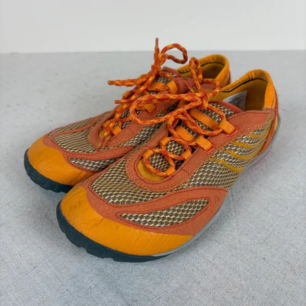 Merrell Women's Barefoot Run Pace Glove Lychee Water Resistant Orange Sneakers 8 - Image 4