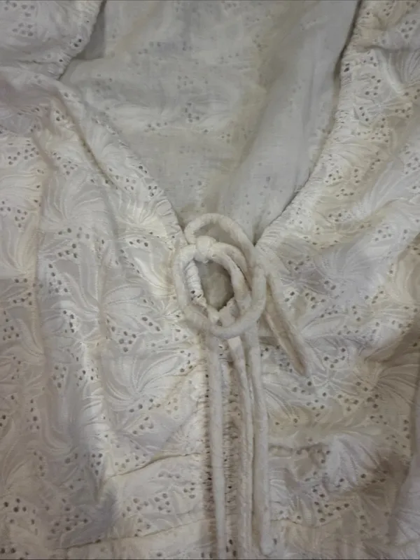Nicholas Danni Bow-Detailed Broderie Anglaise Mini Size 8 - C30-143 - Image 4
