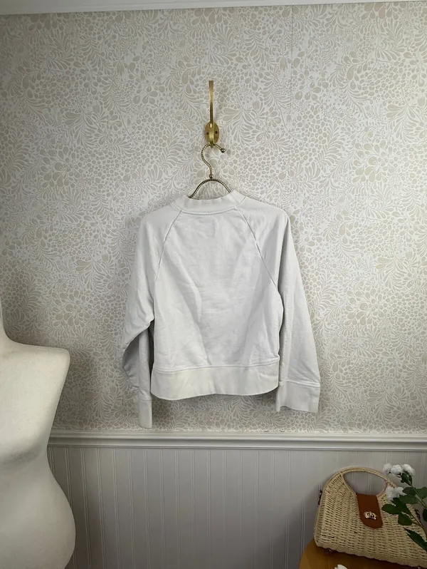 On Running Women's Undyed White Cotton Crew Neck Sweatshirt - Size - Medium - Image 8
