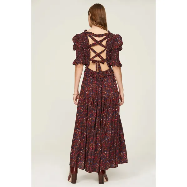 Sea New York Ilana Ikat Floral Dress Prairie Size Small - Image 2